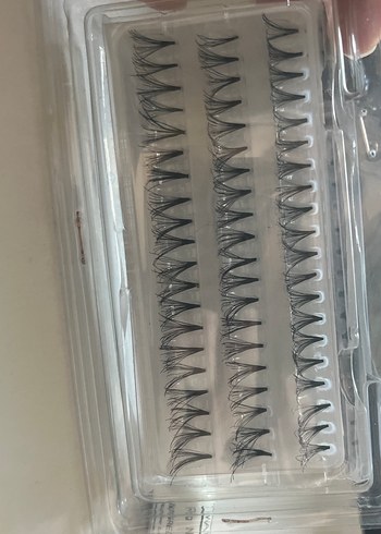 Gri Takma Kirpik ve Yapıştırıcı Seti - Görsel 3