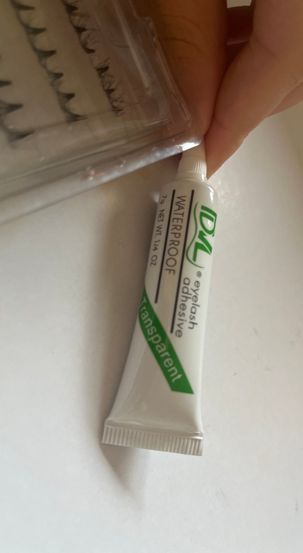 Gri Takma Kirpik ve Yapıştırıcı Seti - Görsel 2