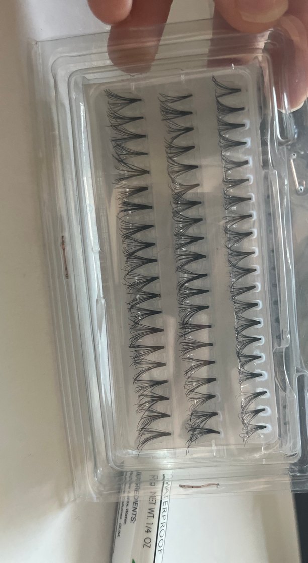 Gri Takma Kirpik ve Yapıştırıcı Seti - Görsel 3