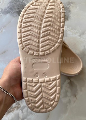 44 Beden ten rengi Renk Crocs Crocband Bej