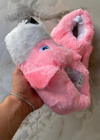37 Beden pembe Renk Köpek Figürlü Panduf / Pembe