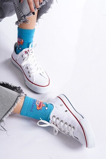 Converse Beyaz Kısa