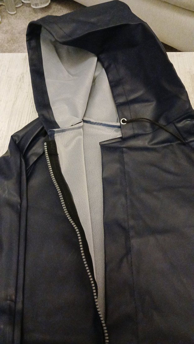 Gri Erkek T-RAIN yağmurluk M beden - Görsel 2