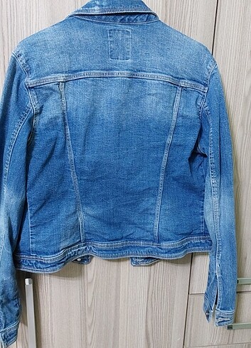 36 Beden mavi Renk Kot ceket bershka