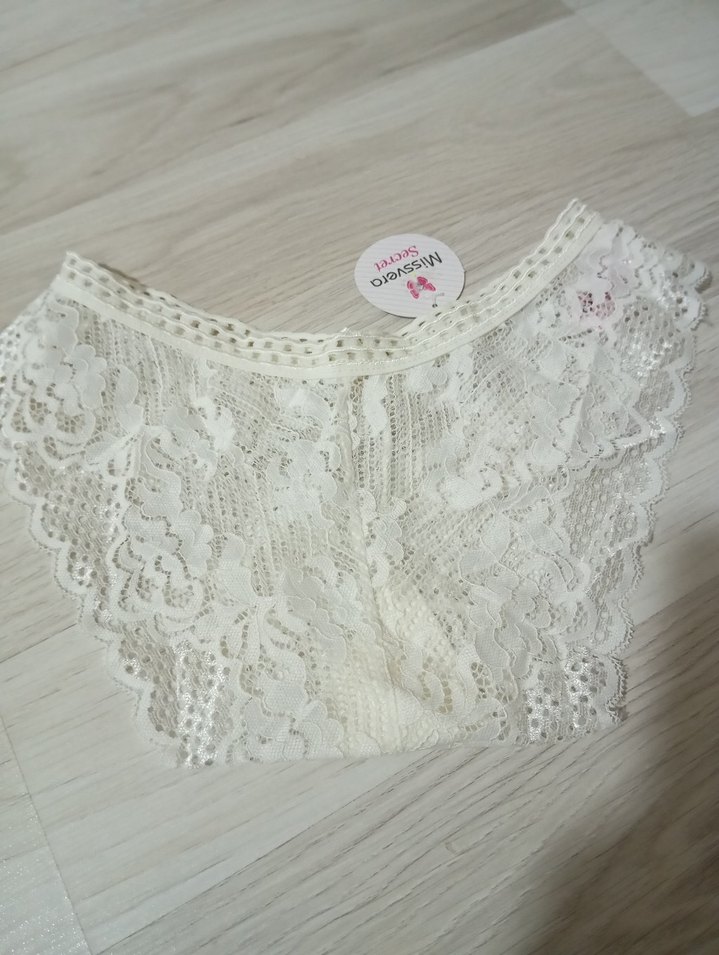 Missvera Beyaz Mini Dantel Külot - Görsel 2