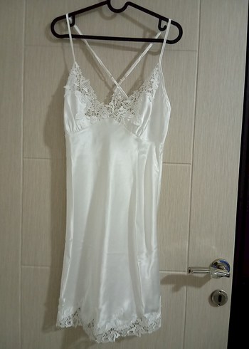 Saten gecelik takımı - Görsel 6