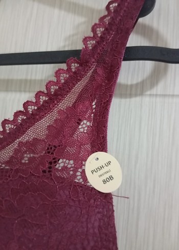 Bordo sütyen takımı - Görsel 3