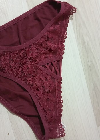 Bordo sütyen takımı - Görsel 4