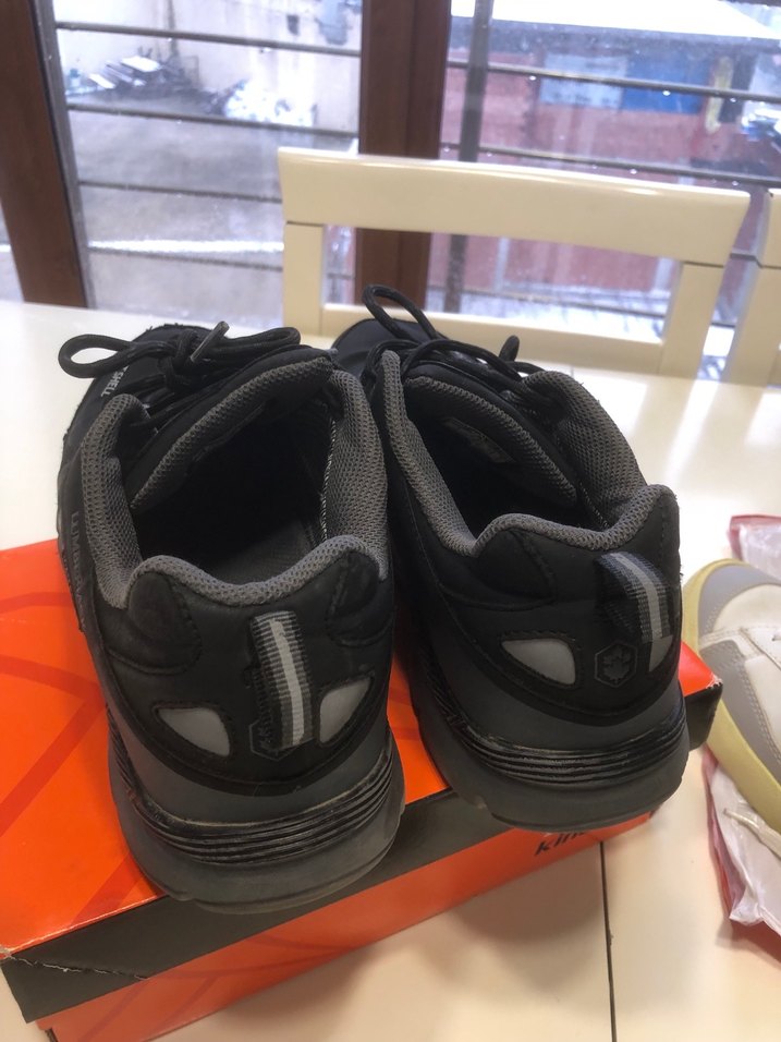 siyah unisex Spor Outdoor Ayakkabı Velcro - Görsel 5