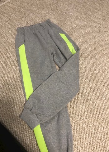 Erkek Gri Kapüşonlu Fermuarlı takım Sweatshirt - Görsel 5