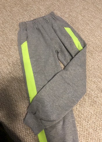 Erkek Gri Kapüşonlu Fermuarlı takım Sweatshirt - Görsel 6