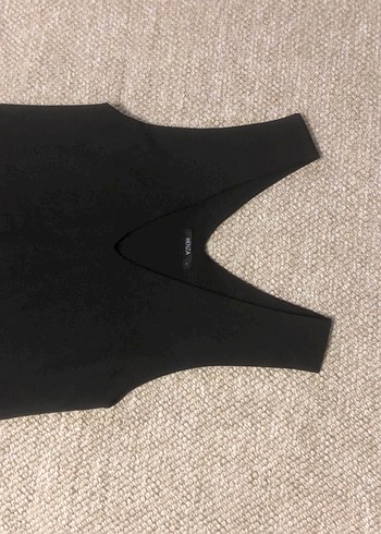 Siyah Uzun Jile Elbise - Görsel 6