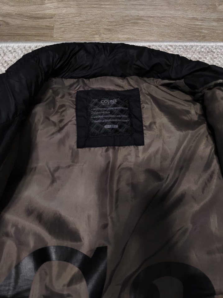 COLİNS Siyah Fermuarlı Erkek Mont - Görsel 4
