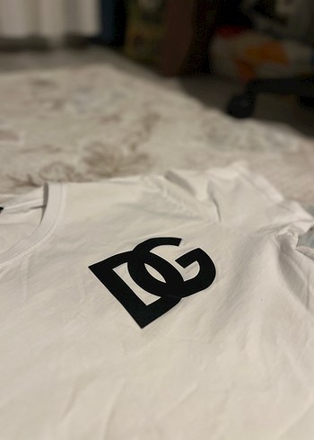l Beden Dolce GABBANA Beyaz Baskılı Erkek Tişört