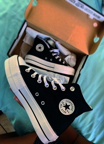 36 Beden Converse Platfrom Kadın Ayakkabı