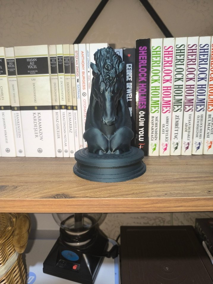 Zümrüt Yeşili At Büstü - Görsel 3