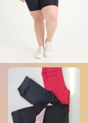 Kısa Mini Spor Tayt, Elastik ve Düz
