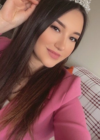 İnci ve Taşlı Beyaz Düğün Tacı - Görsel 3