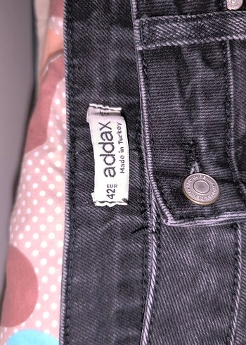 Kemer Detaylı Kadın Bol Kesim Midi Kot Pantolon - Görsel 2