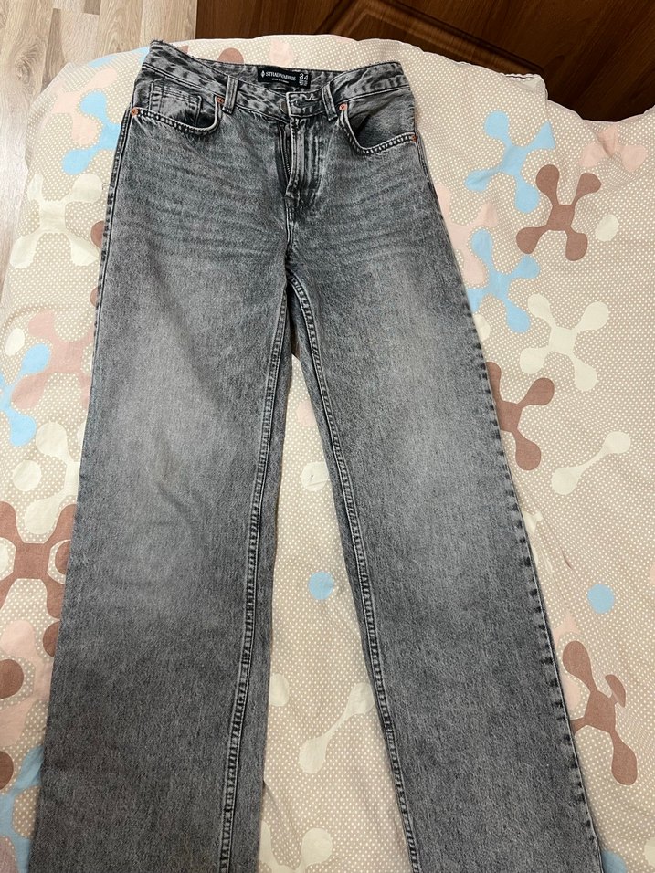 Stradivarius d92 gri jean - Görsel 3