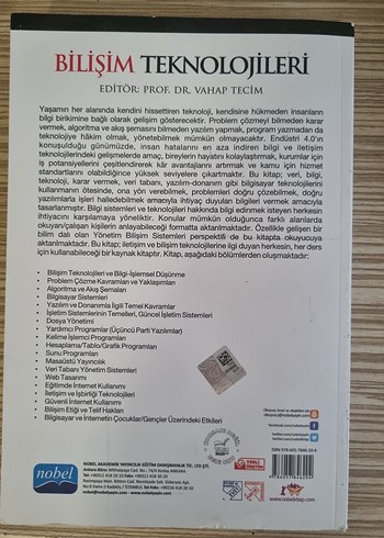 Bilişim Teknolojileri Kitabı - Prof. Dr. Vahap Tecim - Görsel 2