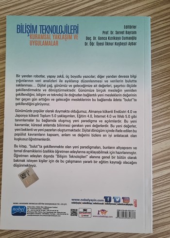 Bilişim Teknolojileri Kuramsal Yaklaşım ve Uygulamalar nobel yay - Görsel 2