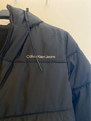 s Beden siyah Renk Calvin Klein siyah şişme mont