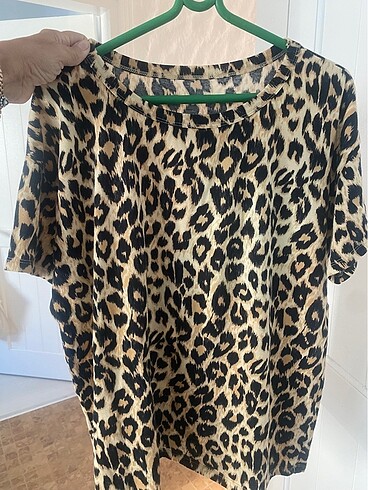 Leopar penye tshirt