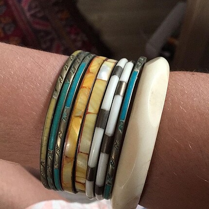 Accessorize marka sedef bileklik