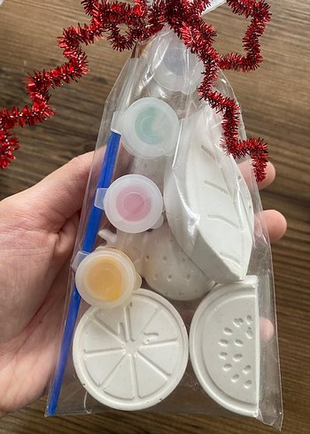 Seramik süsler ve boyama seti - Görsel 4