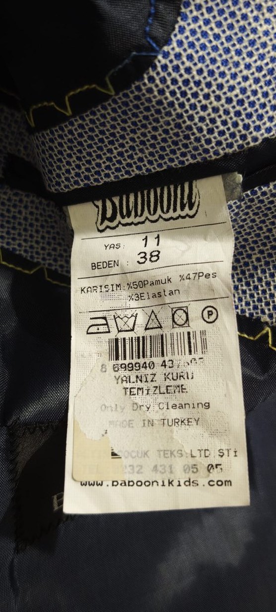 Erkek çocuk ceket  11 yaş - Görsel 3