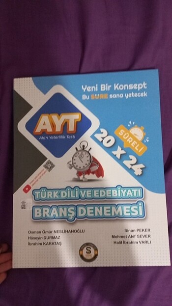Süre Yayınları Ayt Edebiyat Branş Denemesi