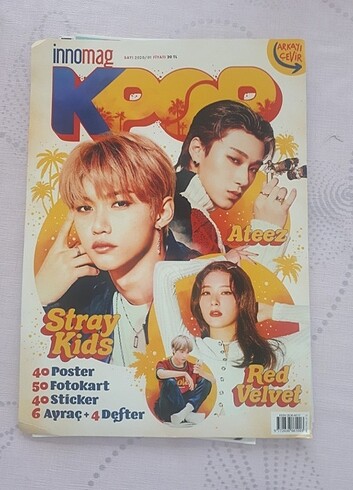 KPOP DERGİ (BTS,BP,REWE,STRAY KIDS, ATEEZ, TWICE)