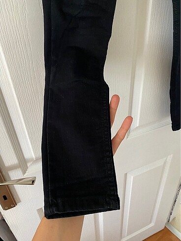 s Beden siyah Renk Siyah skinny fit dar paça kot pantolon