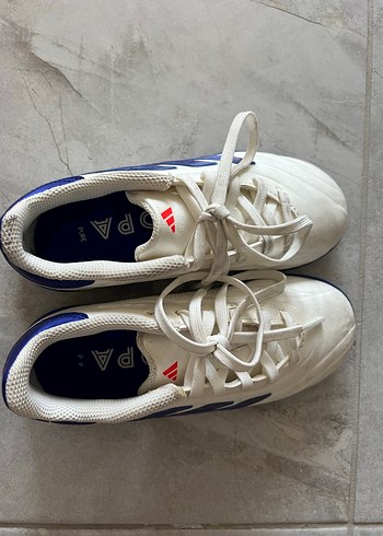 31 Beden Cocuk Beyaz Spor Ayakkabı Velcro Kapamalı