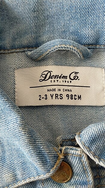 Denim&Co Çocuk kot ceket 