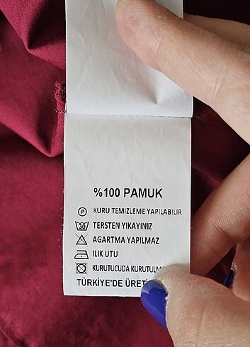 s Beden Beymen Club vişne çürüğü gömlek S beden