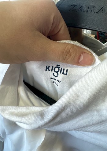 Erkek Beyaz Uzun Kollu Rahat Kesim Atlet - Görsel 2
