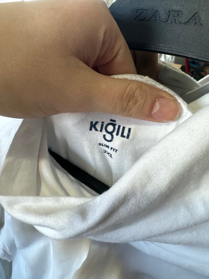 Erkek Beyaz Uzun Kollu Rahat Kesim Atlet - Görsel 2
