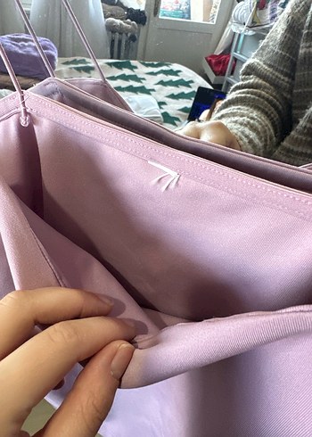 Kadın Mor İnce Askılı Midi Atlet - Görsel 2