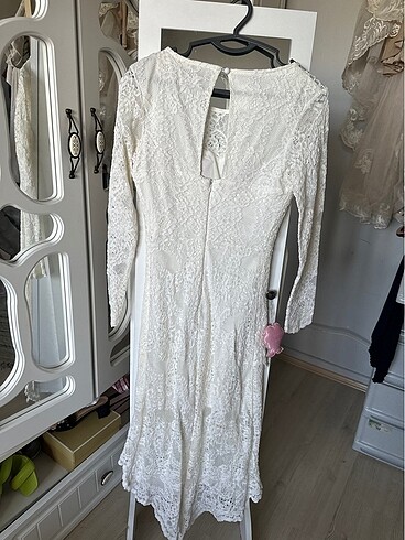 Sandrom gelinlik/ beyaz elbise???????? - Görsel 5