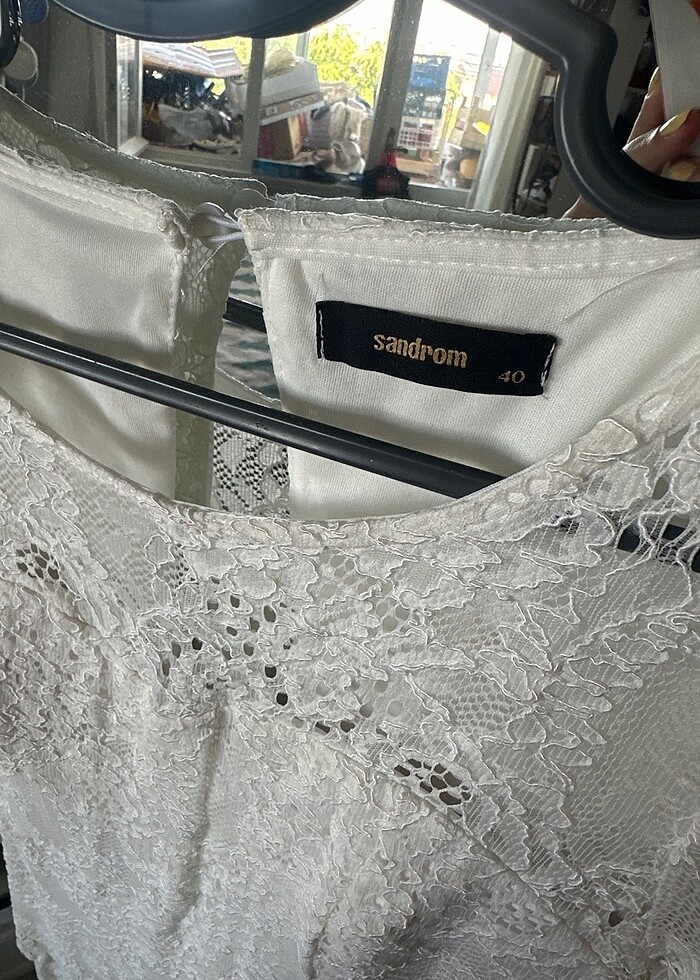 Sandrom gelinlik/ beyaz elbise???????? - Görsel 3
