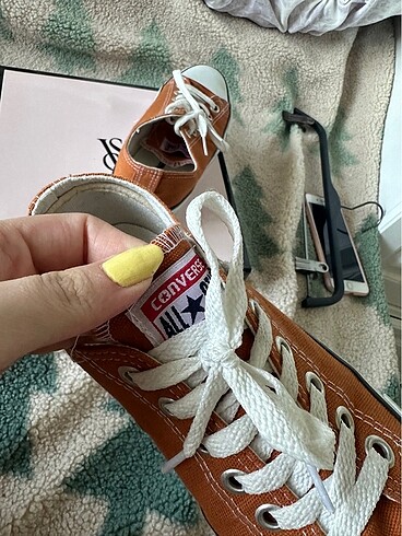 38 Beden kahverengi Renk Converse ayakkabı????????