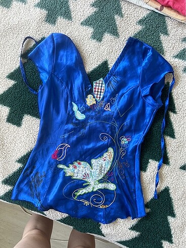 Saten vintage bluz