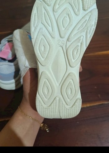 29 Beden gri Renk Kız Çocuk Gri Nike Sneakers Velcro