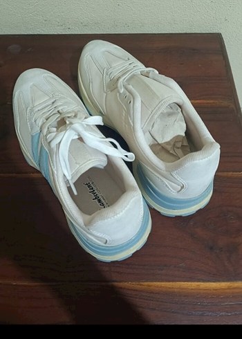 37 Beden Beyaz Pastel Platform Spor Ayakkabı