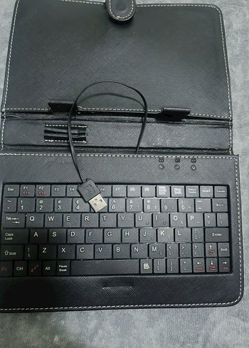 USB Bağlantılı Siyah Taşınabilir Klavye Kılıfı - Görsel 3