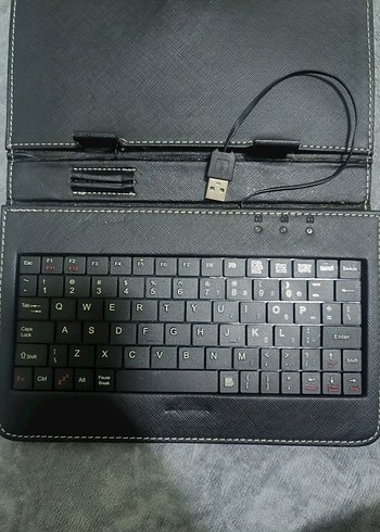 USB Bağlantılı Siyah Taşınabilir Klavye Kılıfı - Görsel 2