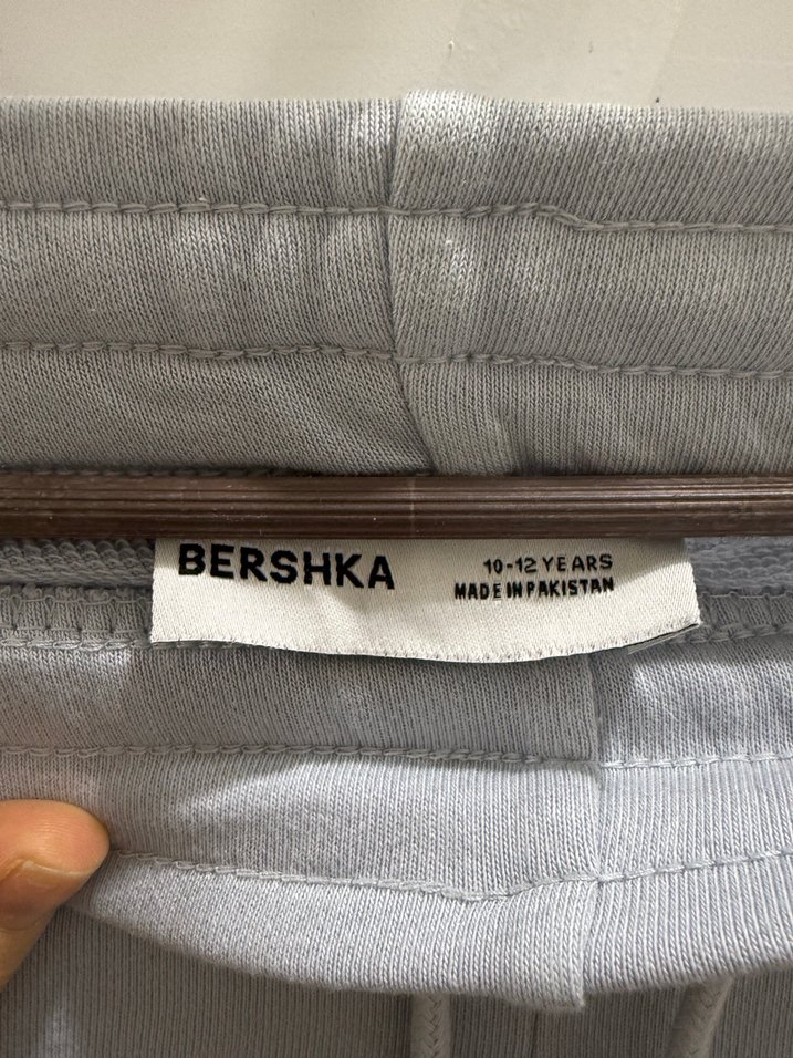 Açık Mavi Kız Çocuk Salaş Denim Eşofman Altı - Görsel 2