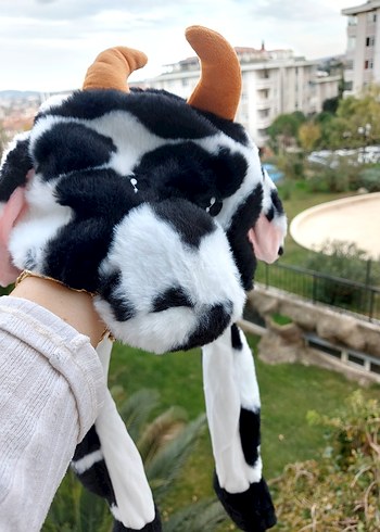 Leopar Desenli Tüylü Kedi Kıyafeti - Görsel 3